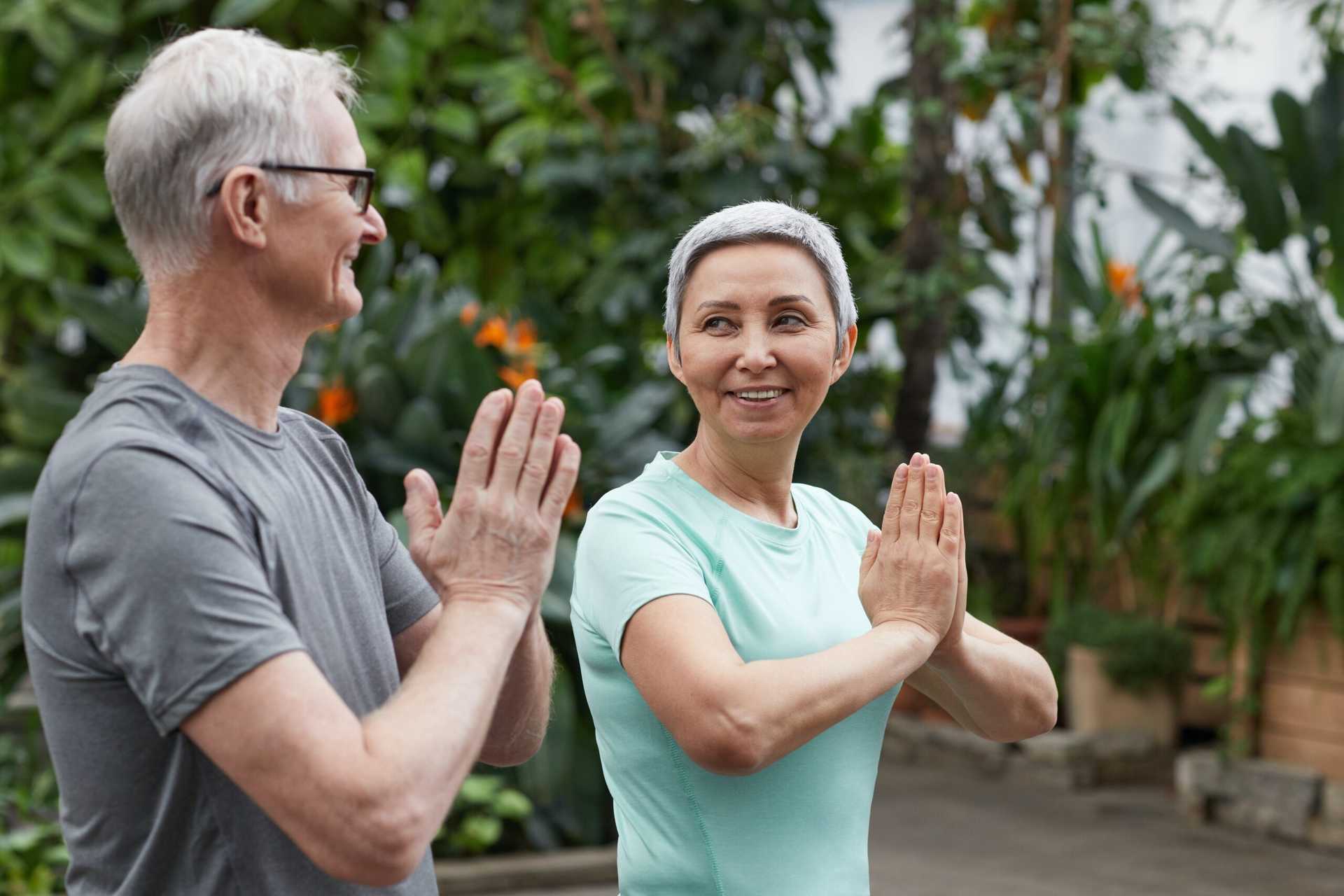 seniors being active